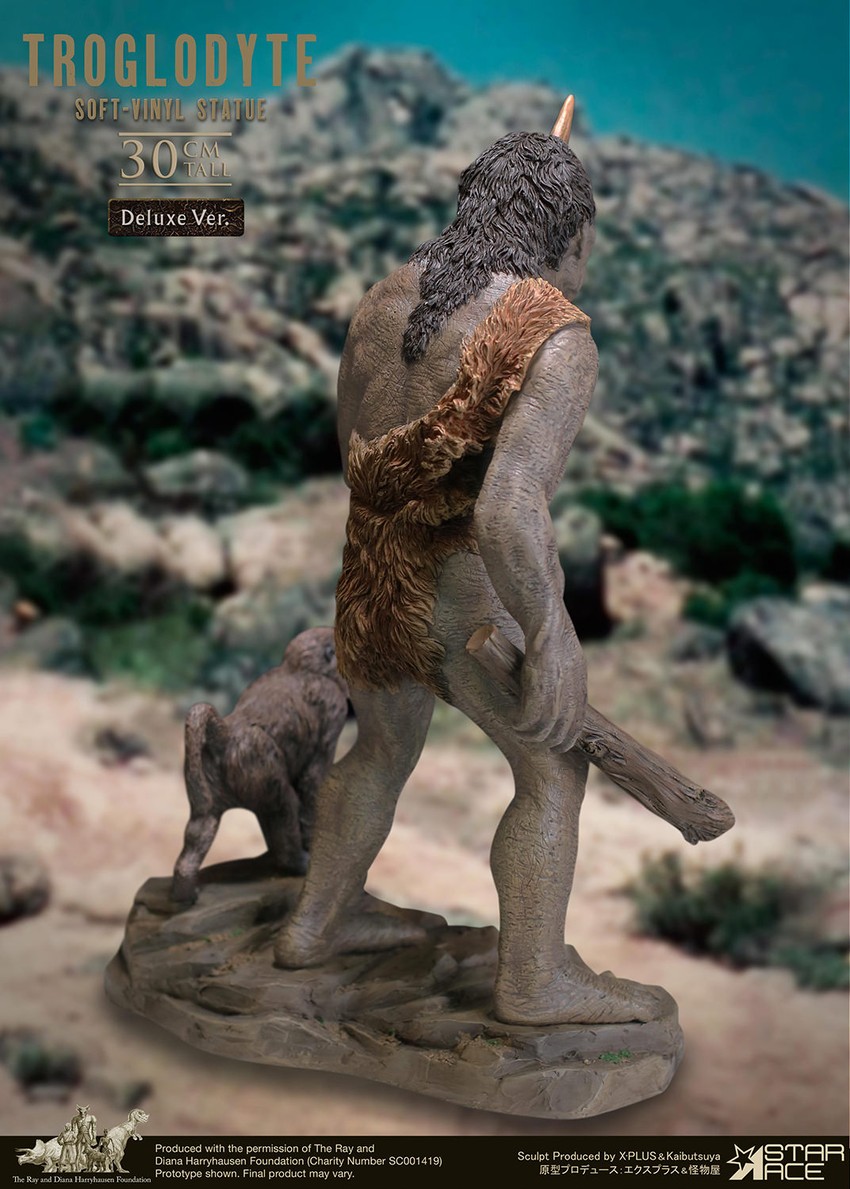 Ray Harryhausen Troglodyte Deluxe Statues - Prototype Shown View 5