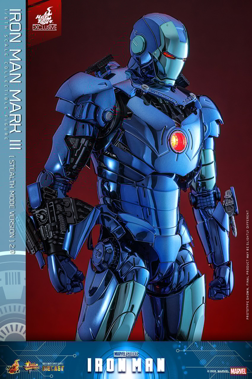 アメコミ IRON MAN MARK III Holographic Version Iron Man Mark III (Stealth Mode Version) 2.0 Sixth Scale