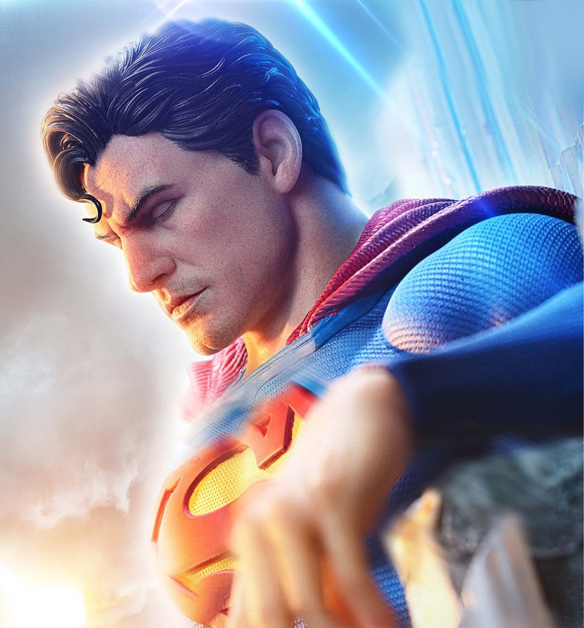 DC Comics Superman Fortress of Solitude on Throne (Ultimate Bonus Version) Quarter Scale Statue - Prototype Shown View 1