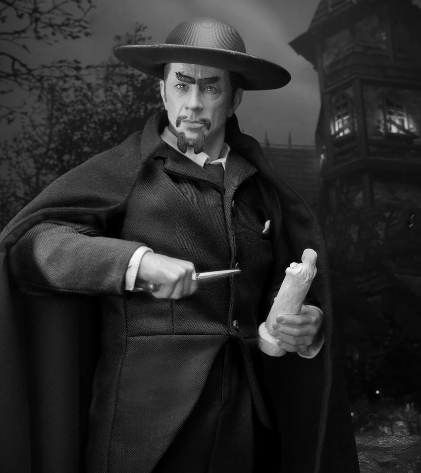 White Zombie Murder Legendre (Monotone Version) Statues - Prototype Shown View 6