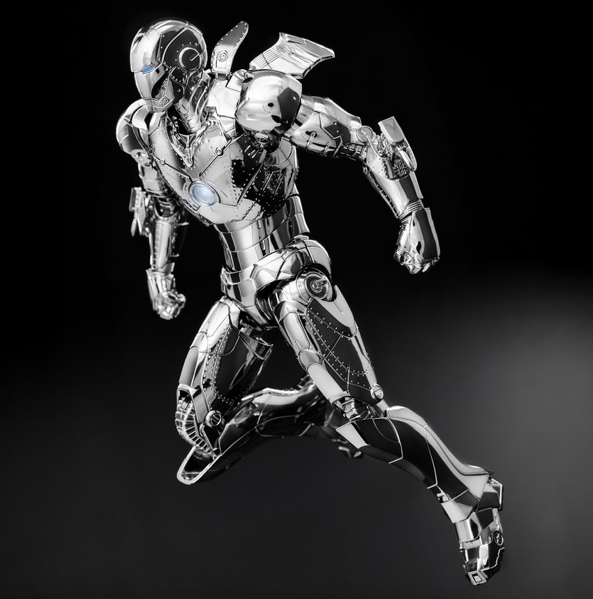 INFINITYSAGA DLX THREE ZERO アイアンマン mark2 Marvel Studios: The Infinity SagaDLX Iron Man Mark 2 (Chrome