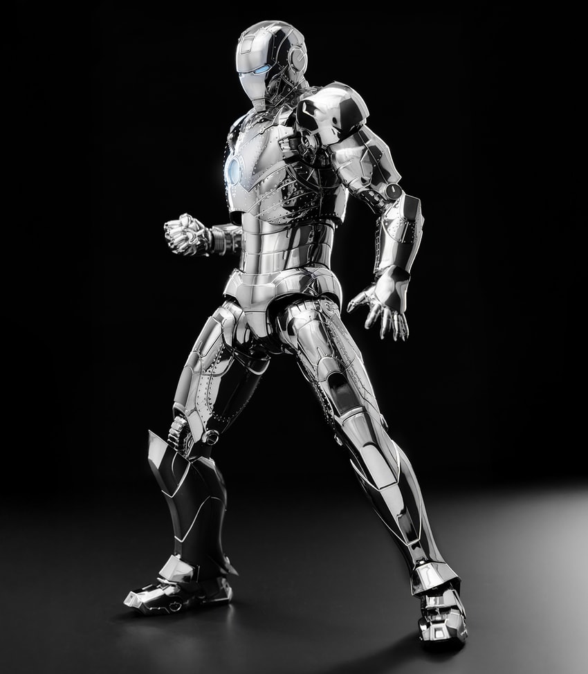 DLX Iron Man Mark 42 スリーゼロ DLX Iron Man Mark 42 Collectible Figure by Threezero