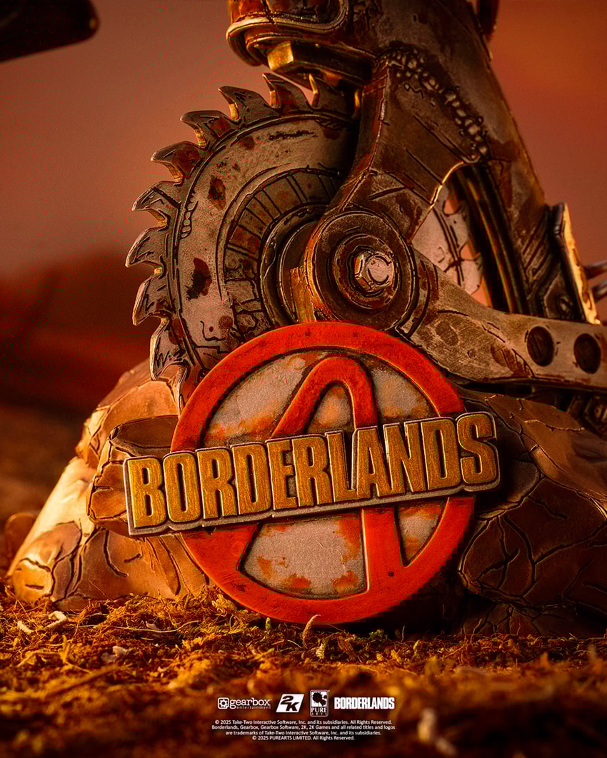 Borderlands Psycho Bandit Art Mask Statue by Pure Arts