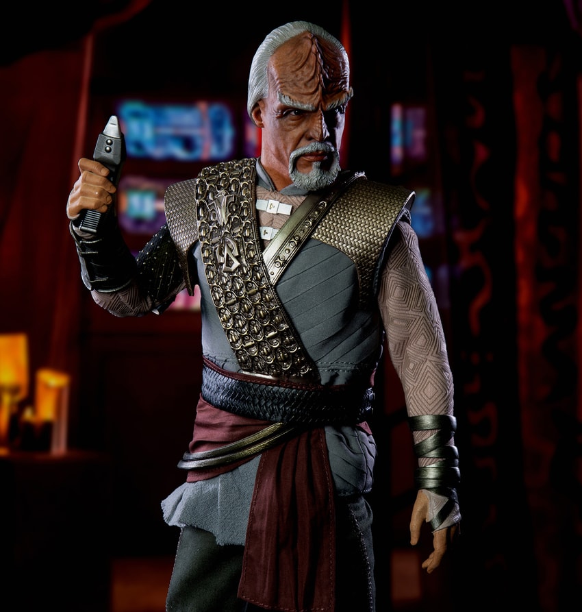 Star Trek Worf Sixth Scale Figure - Prototype Shown View 3