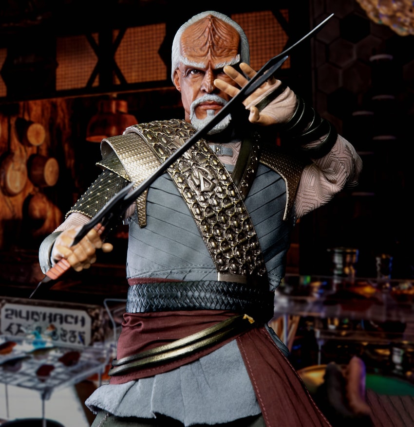 Star Trek Worf Sixth Scale Figure - Prototype Shown View 4