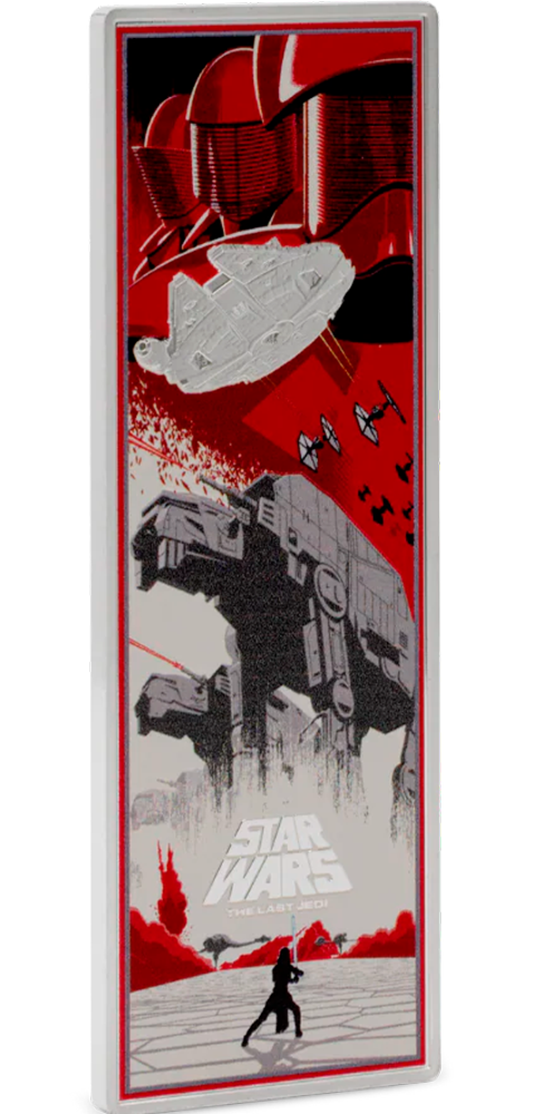 Star Wars The Last Jedi™ Poster Silver Collectible - Prototype Shown View 6
