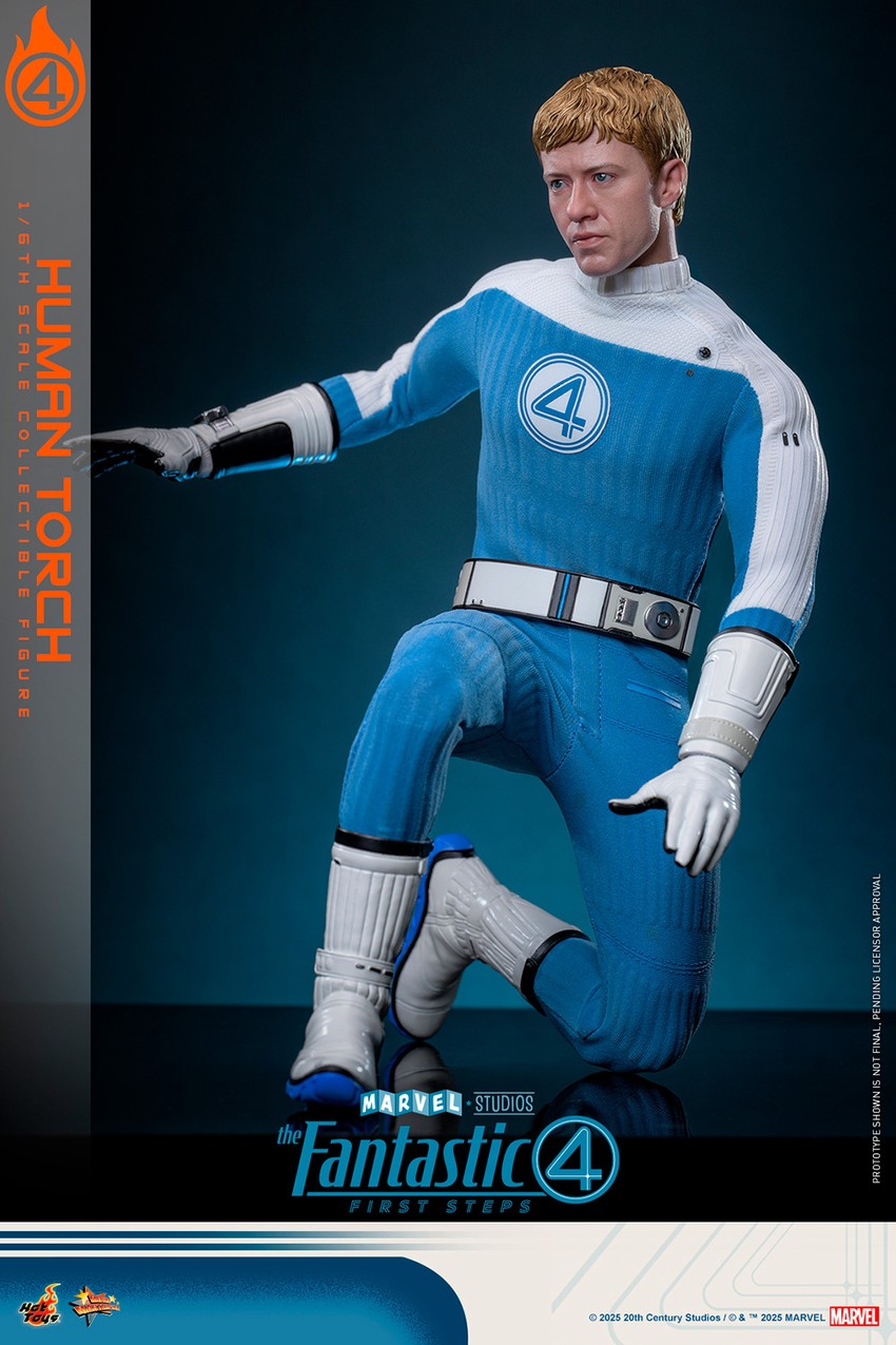 Figurine Marvel Select Human Torch (La Torche Humaine) Par Diamond Select. Nouvelle, Sous Blister. Un Must Pour Les Fans Marvel.