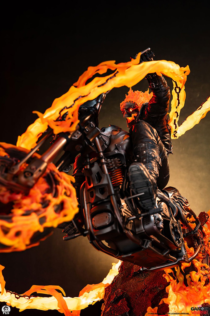 Marvel Ghost Rider 1:3 Scale Statue - Prototype Shown View 6