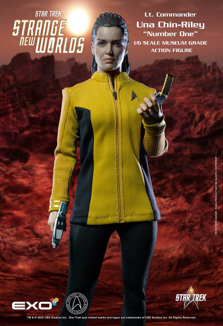 Star Trek Lt. Commander Una Chin-Riley “Number One” Sixth Scale Figure - Prototype Shown View 6