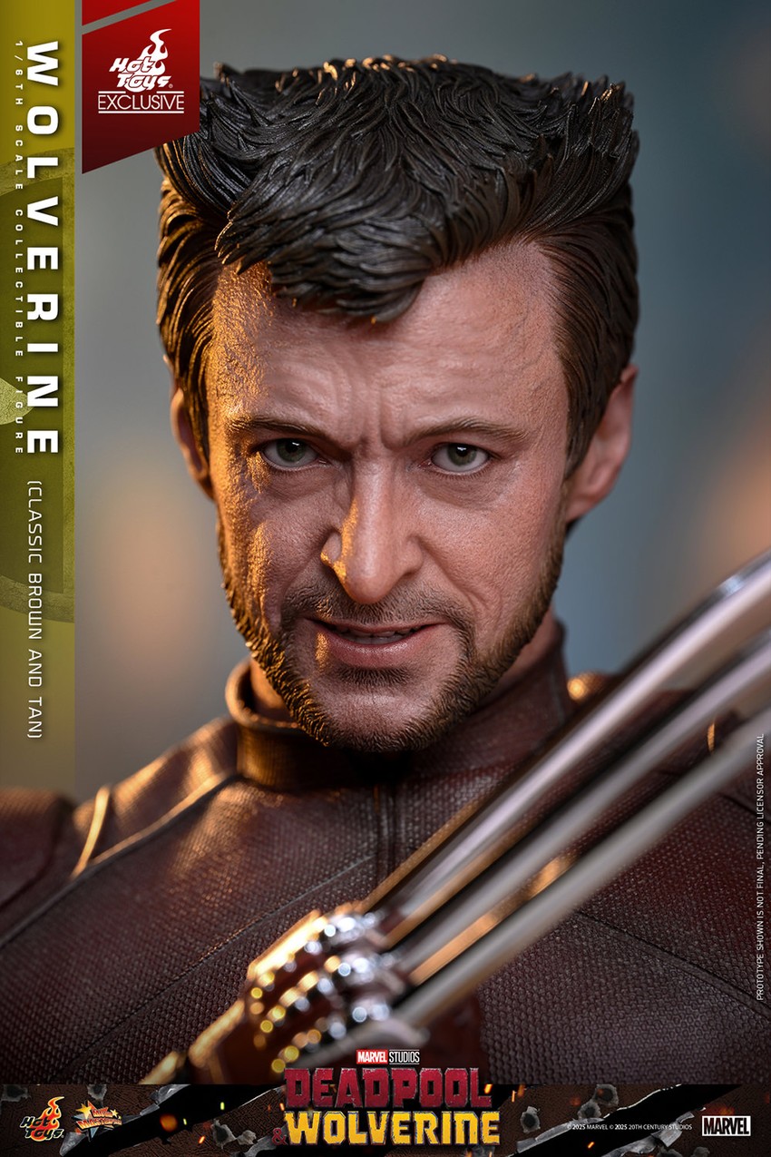 Wolverine (Classic Brown and Tan) Sixth Scale Figure by Hot Toys