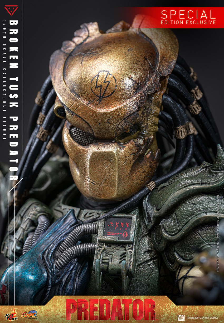 Alien VS Predator Broken Tusk Predator (Special Edition) Sixth Scale Figure - Prototype Shown View 3
