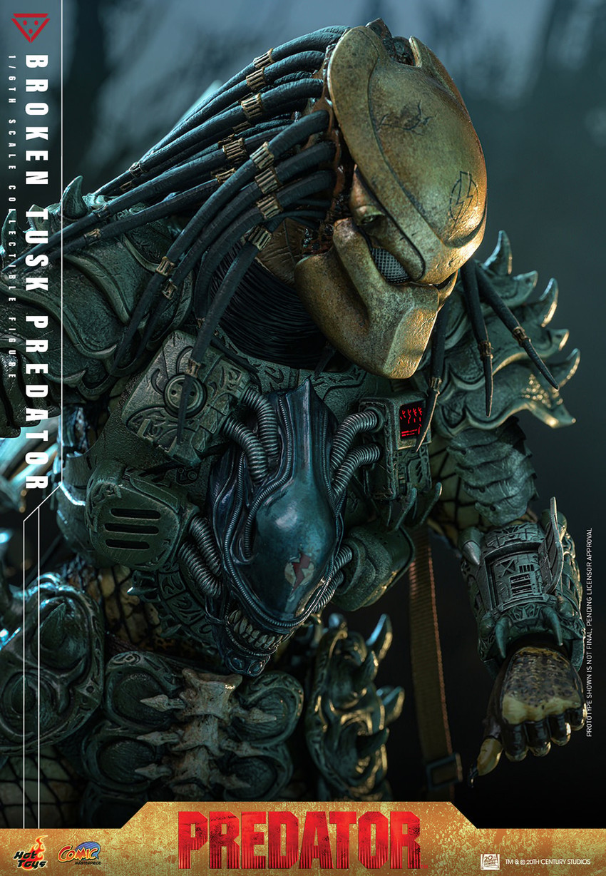 Alien VS Predator Broken Tusk Predator (Special Edition) Sixth Scale Figure - Prototype Shown View 5