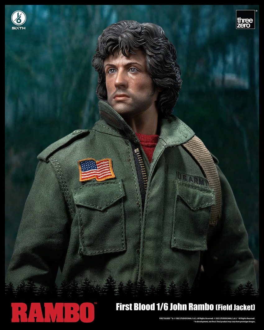 John Rambo (Field Jacket) Sixth Scale Figure by Threezero