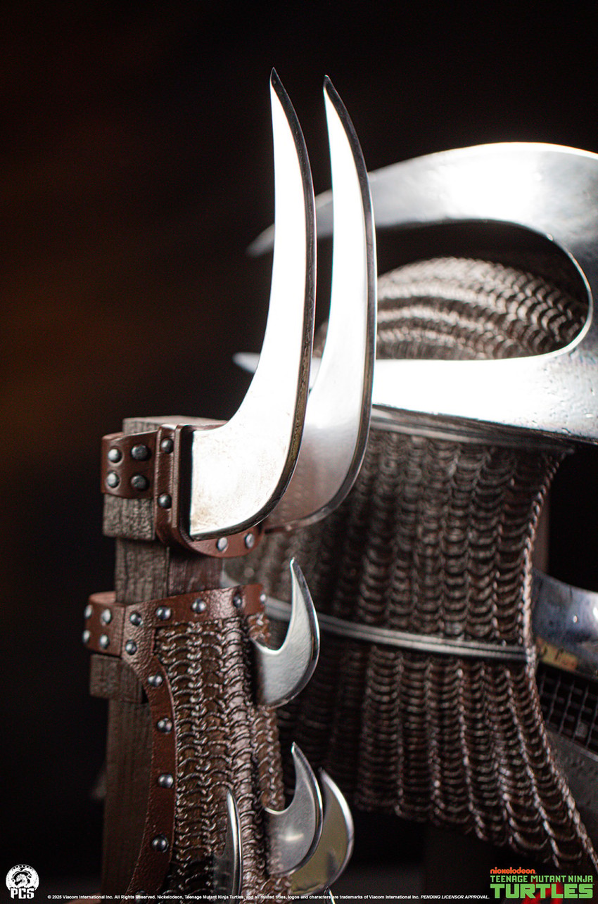 Teenage Mutant Ninja Turtles Shredder Stainless Steel Armor Set Life-Size Replica - Prototype Shown View 6