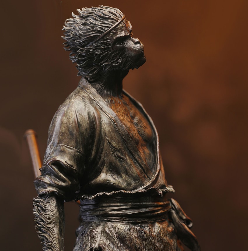 Manas SUM Indignation (Bronze Version) Statues - Prototype Shown View 4