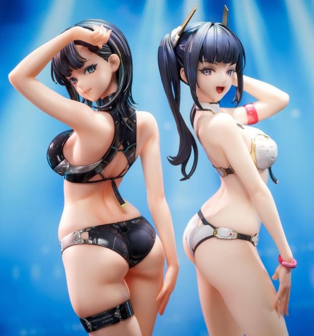 SSR Figure Hakuyou Maruko and Konno Ao PVC Figure - Prototype Shown View 3