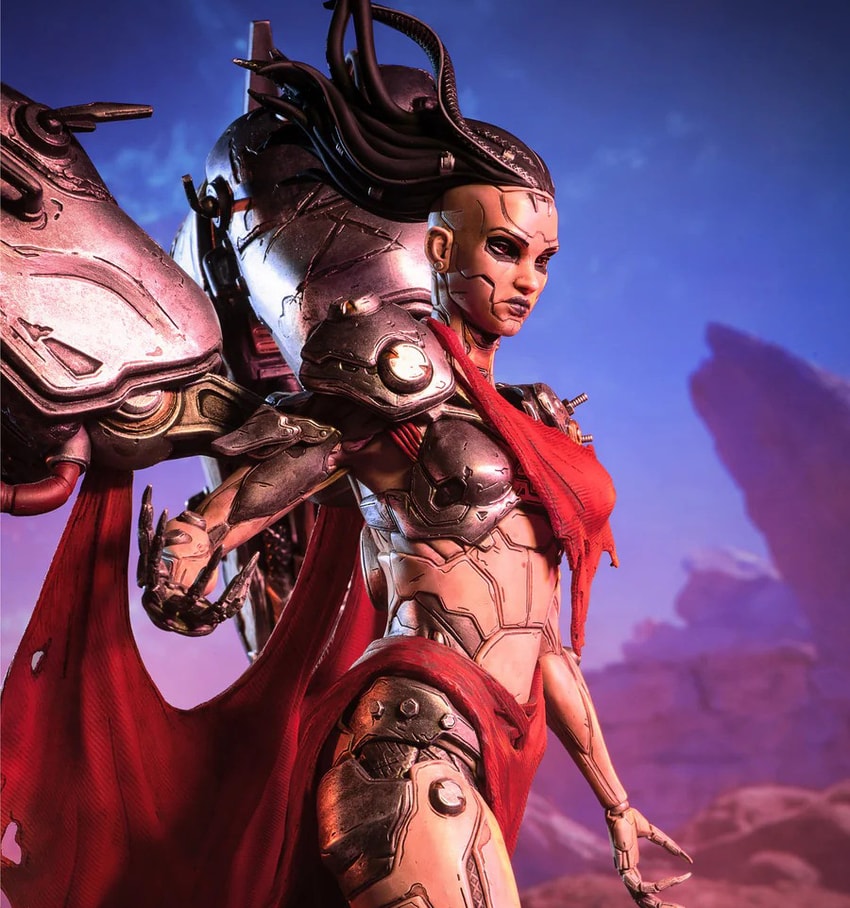 Borderlands Callis the Ripper Queen Statues - Prototype Shown View 3