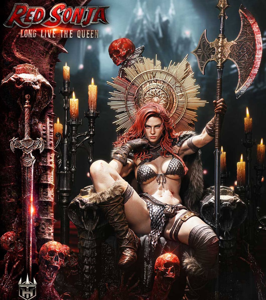 Red Sonja Red Sonja: Long Live the Queen (Bonus Version) 1:3 Scale Statue - Prototype Shown View 4