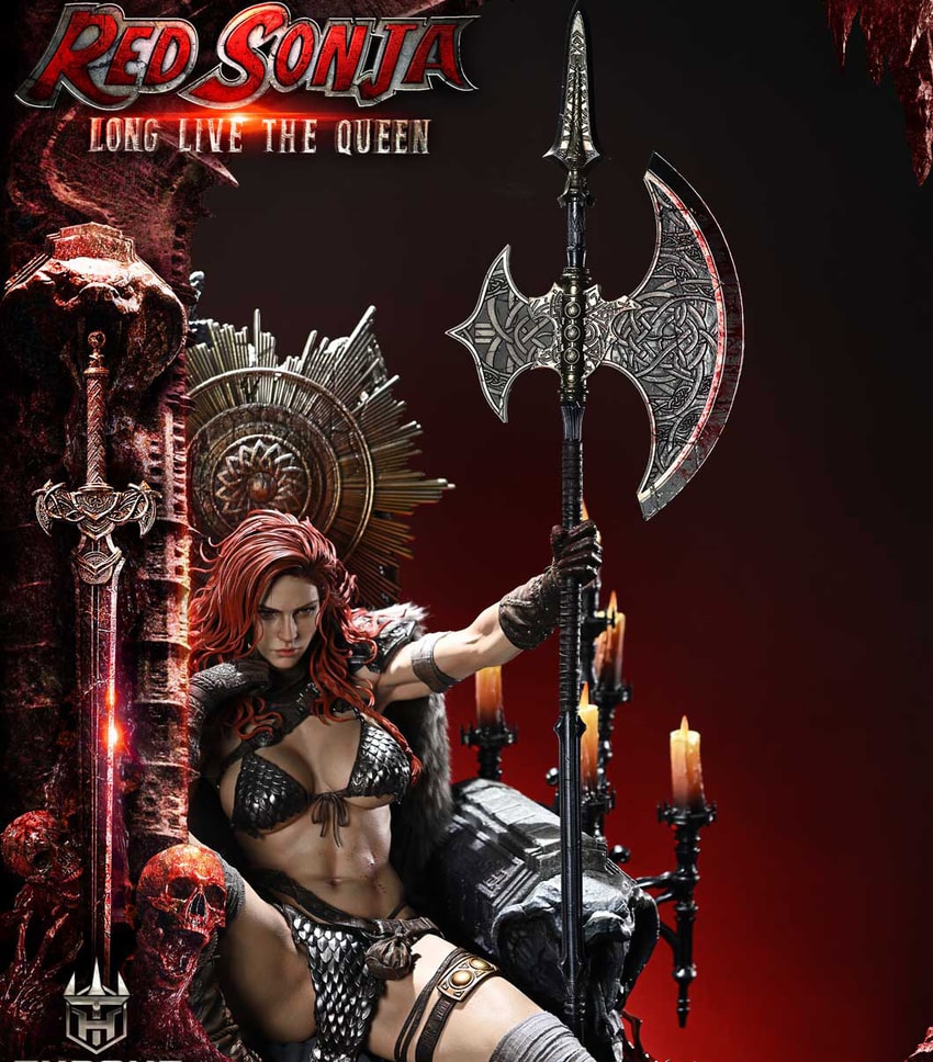 Red Sonja Red Sonja: Long Live the Queen (Bonus Version) 1:3 Scale Statue - Prototype Shown View 5