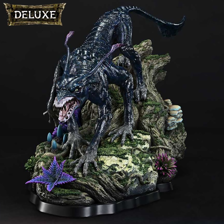 AVATAR Neytiri & Thanator (Deluxe Version) Quarter Scale Statue - Prototype Shown View 5