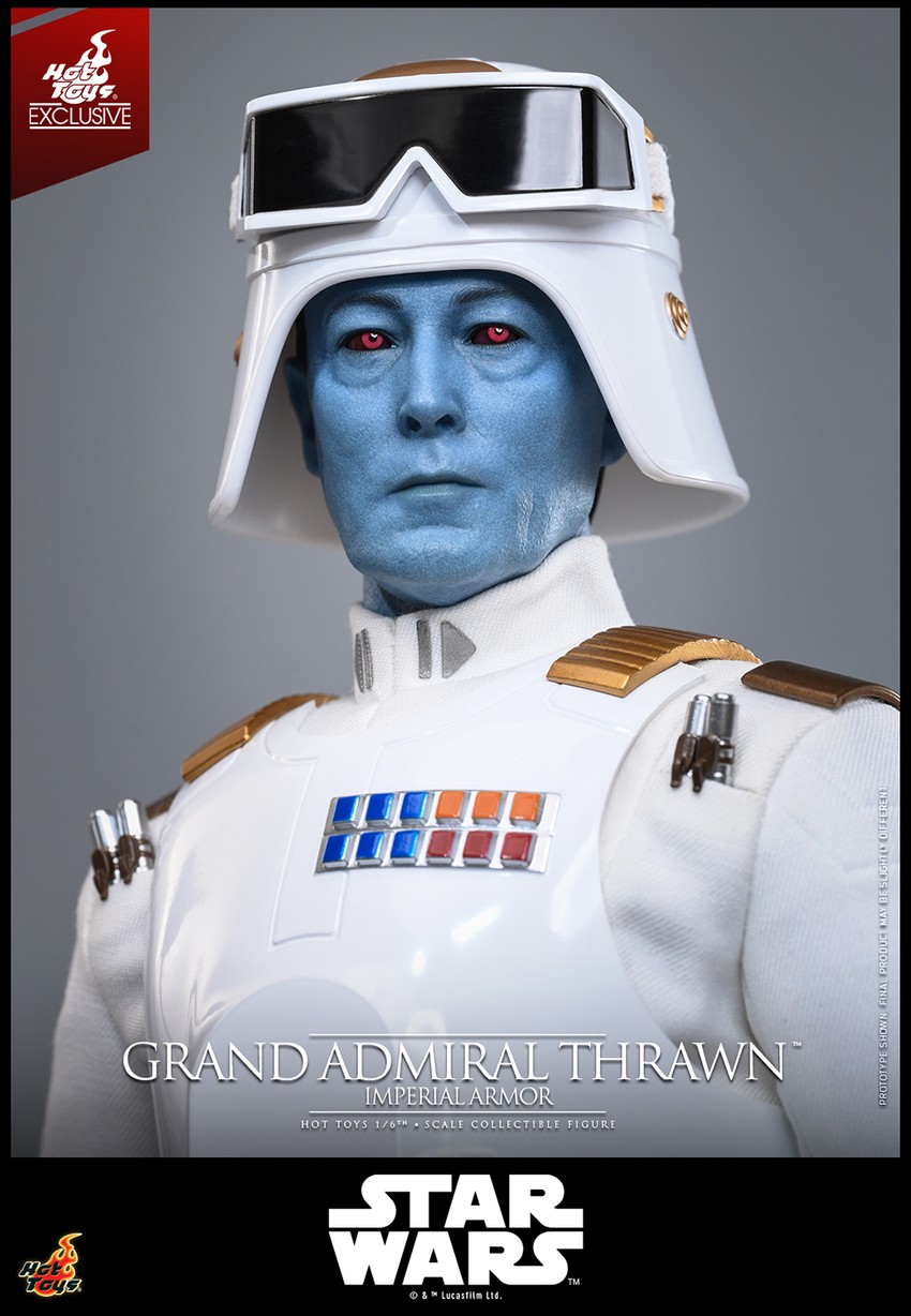 Grand Admiral Thrawn™ (Imperial Armor) Sixth Scale Figure by Hot