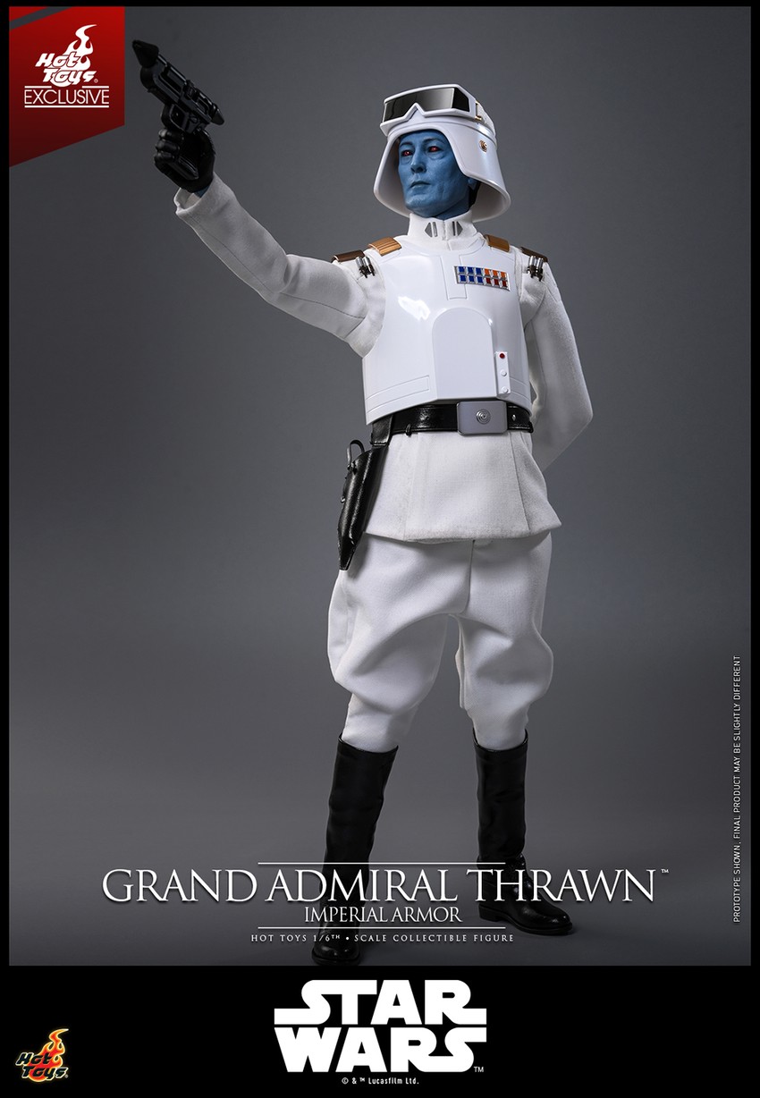 Grand Admiral Thrawn™ (Imperial Armor) Sixth Scale Figure by Hot