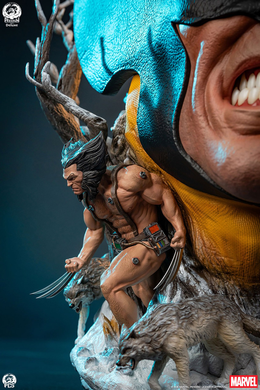 Marvel Wolverine (Deluxe Edition) Fine Art Bust - Prototype Shown View 6