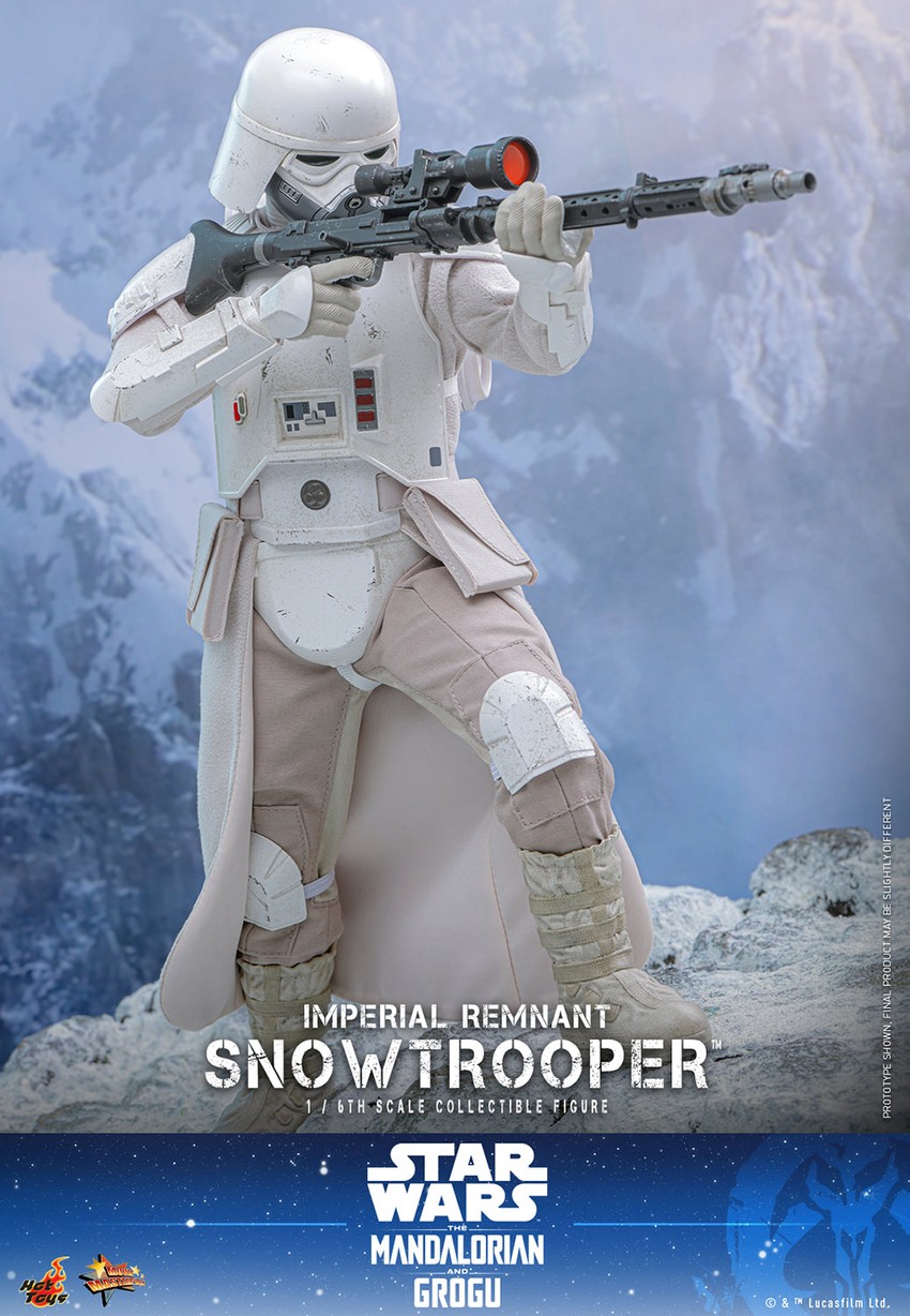 Star Wars Imperial Remnant Snowtrooper Sixth Scale Figure - Prototype Shown View 4