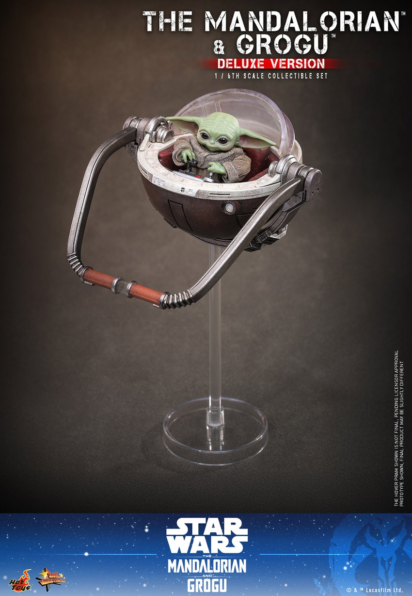 Star Wars The Mandalorian™ and Grogu™ (Deluxe Version) Sixth Scale Figure Set - Prototype Shown View 4