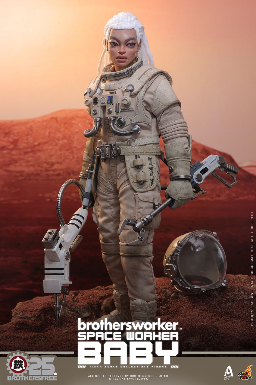 1/6スケール レア ホットトイズ BROTHERS FREE 3周年記念 Space Worker Baby (Brothersfree 25th Version) Sixth Scale Figure