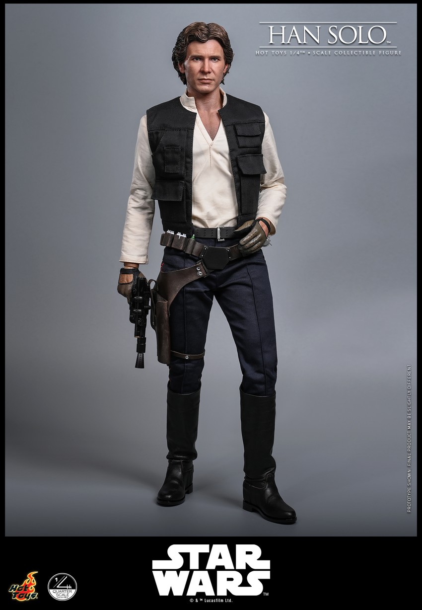 Han Solo Quarter Scale Figure by Hot Toys | Sideshow Collectibles