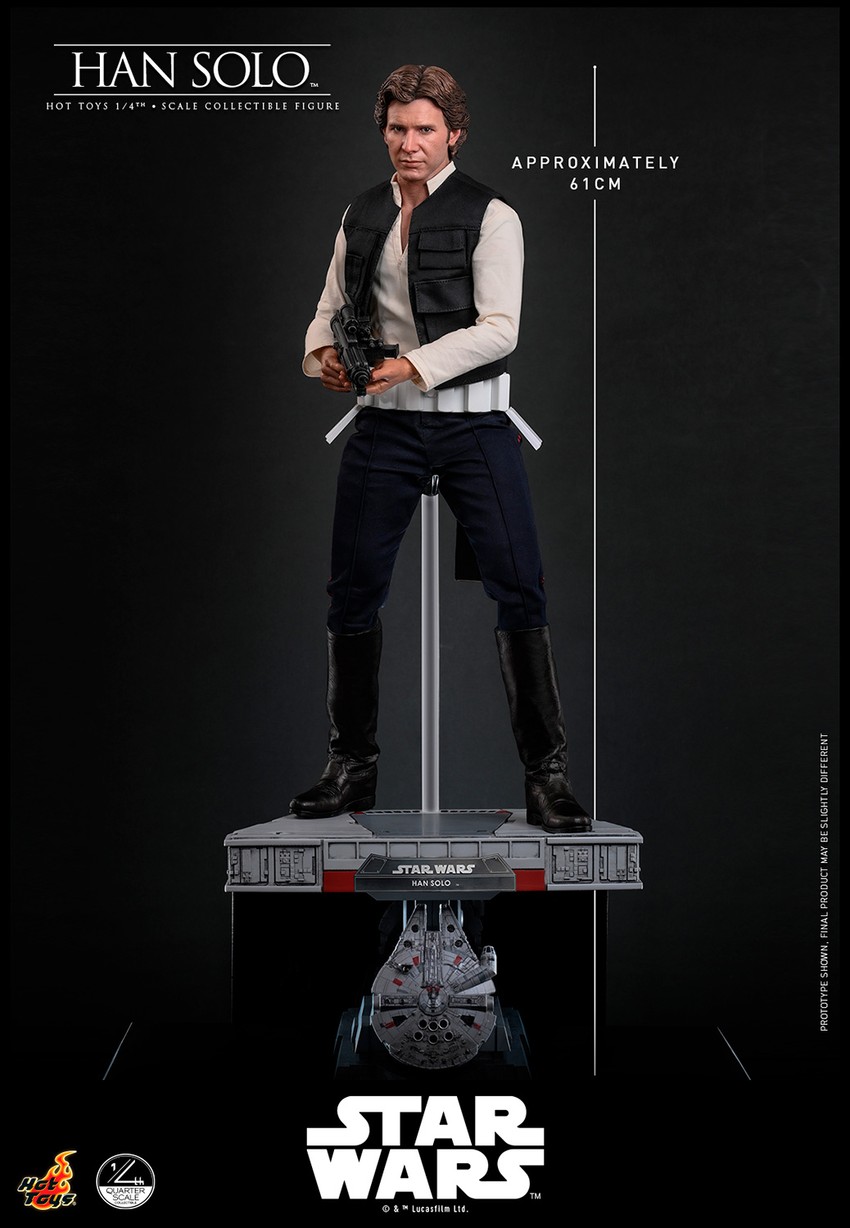 Han Solo Quarter Scale Figure by Hot Toys | Sideshow Collectibles