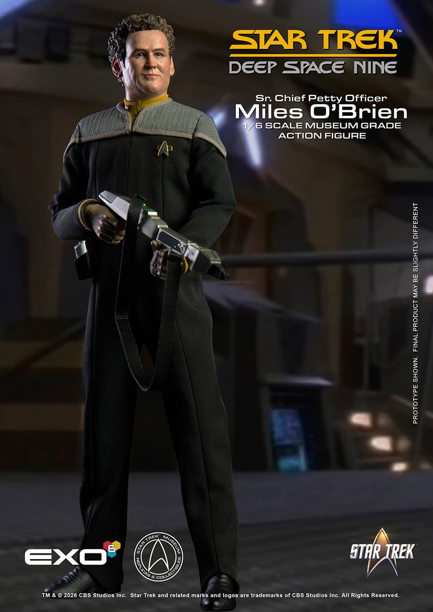 Star Trek Sr. Chief Petty Officer Miles O’Brien Sixth Scale Figure - Prototype Shown View 5