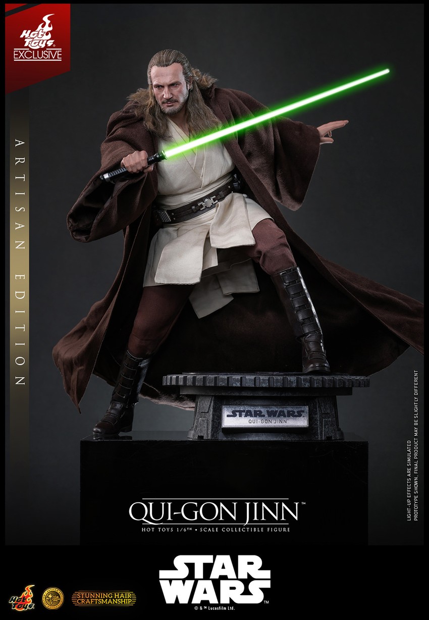 Star Wars Qui-Gon Jinn™ (Artisan Edition) Sixth Scale Figure - Prototype Shown View 3
