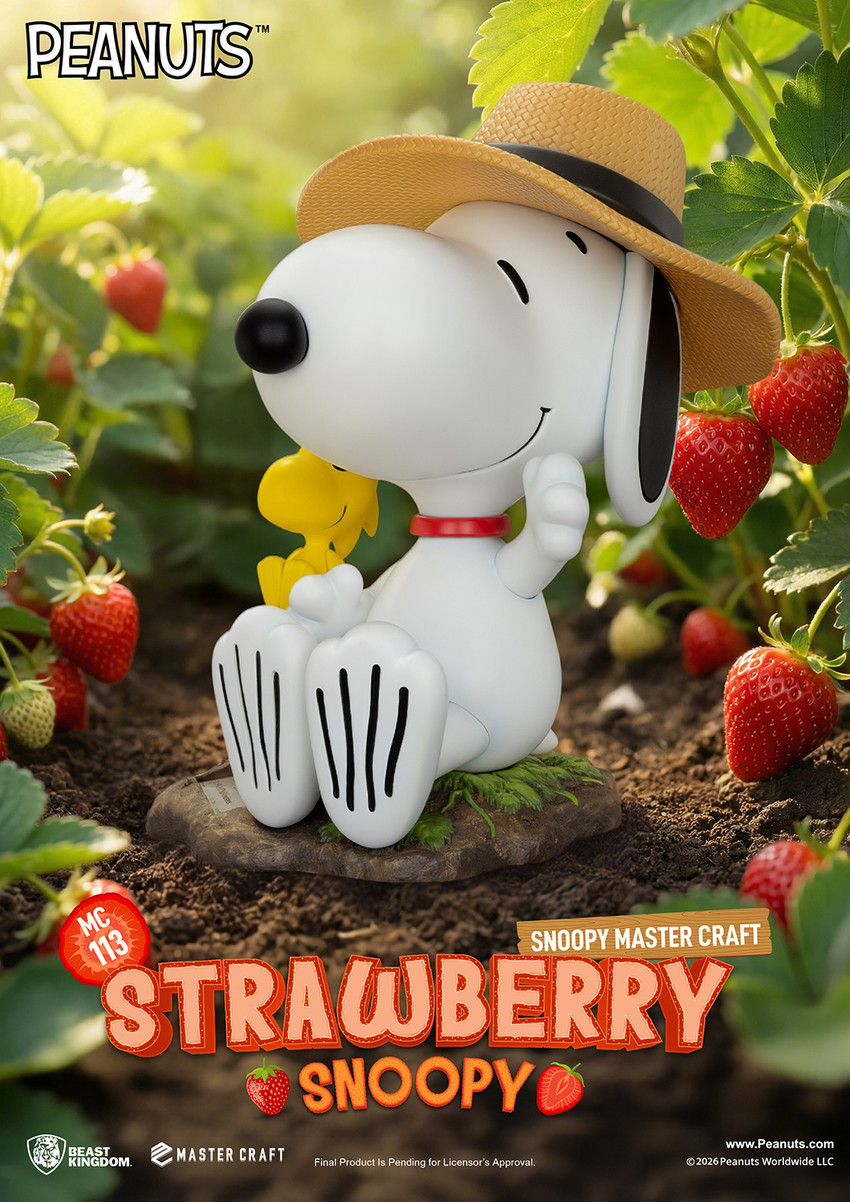 Peanuts Strawberry Snoopy Statues - Prototype Shown View 4