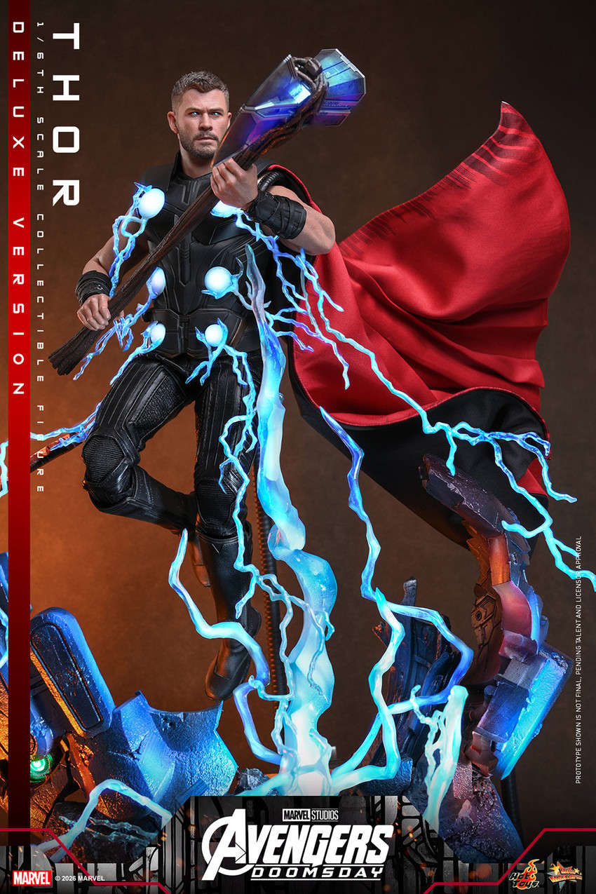 Marvel Thor (Deluxe Version) Sixth Scale Figure - Prototype Shown View 5