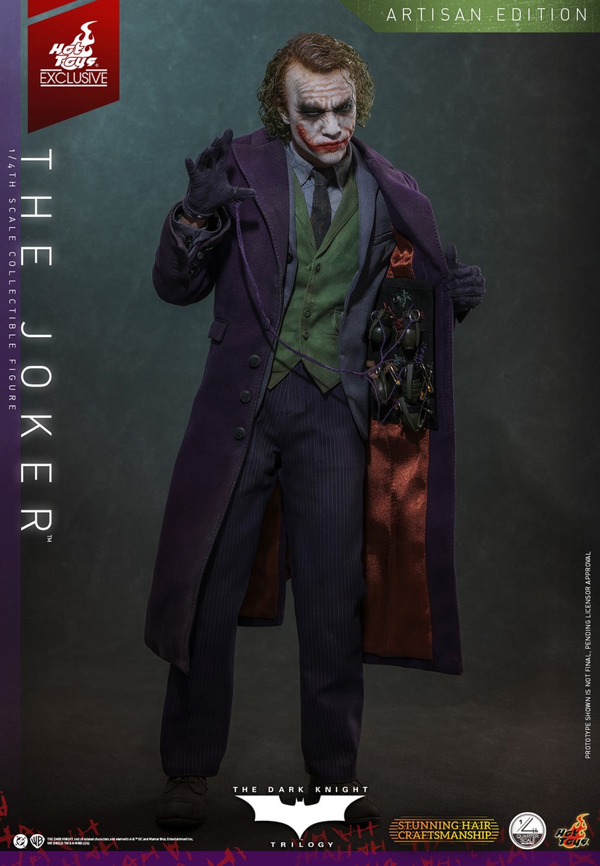 アメコミ Hot Toys JOKER ARTISAN EDITION 1/6 The Joker (2.0) (Artisan Edition) Quarter Scale Figure by Hot Toys