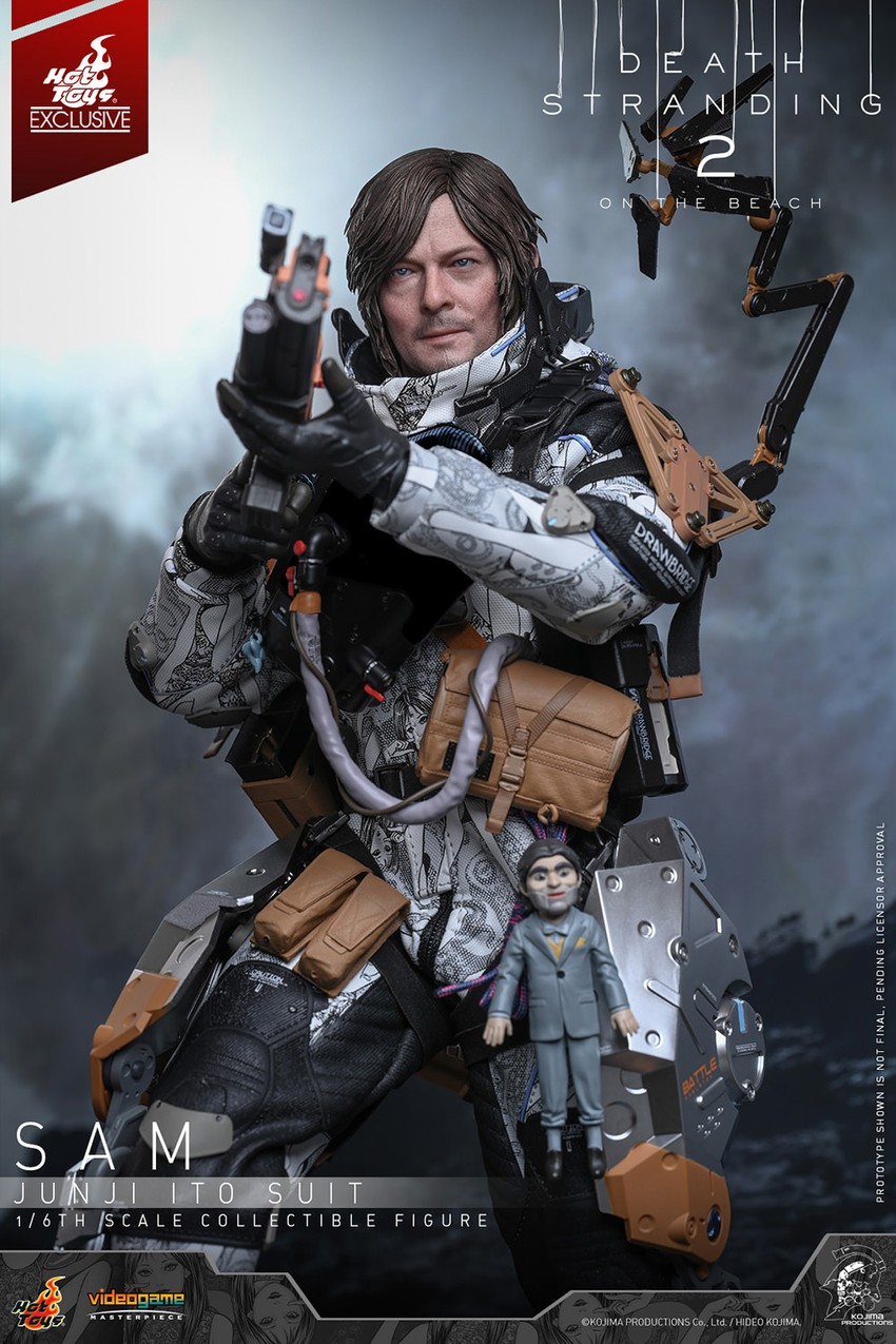 Death Stranding Sam (Junji Ito Suit) Sixth Scale Figure  Collector Edition - Prototype Shown View 4