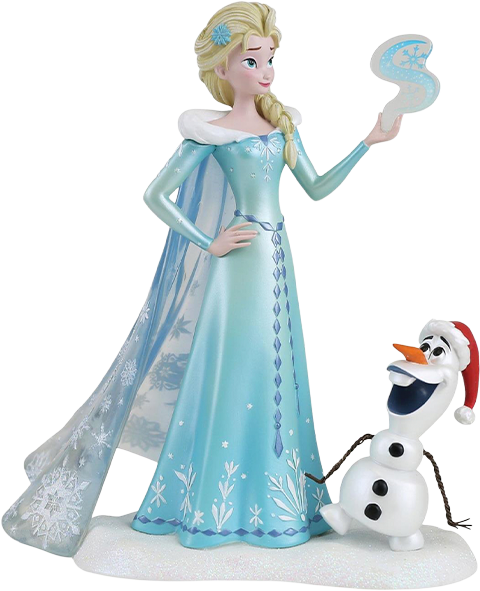 Disney Elsa & Olaf Seasonal Figurine - Prototype Shown View 6