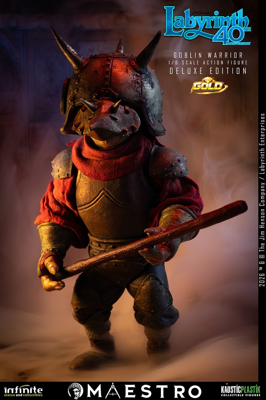 Labyrinth Jareth the Goblin King (Deluxe Edition) Gold Sixth Scale Figure - Prototype Shown View 3