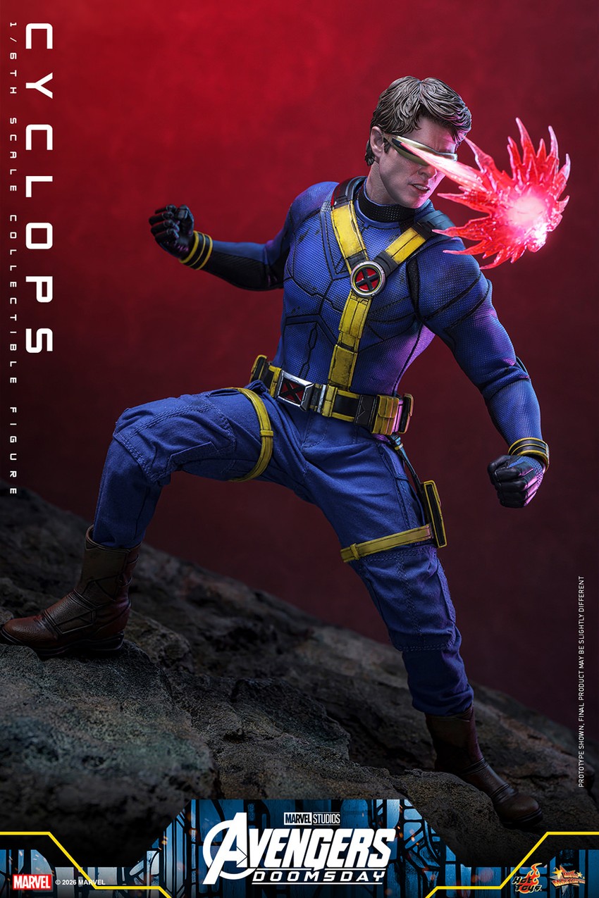 Marvel Cyclops Sixth Scale Figure - Prototype Shown View 4