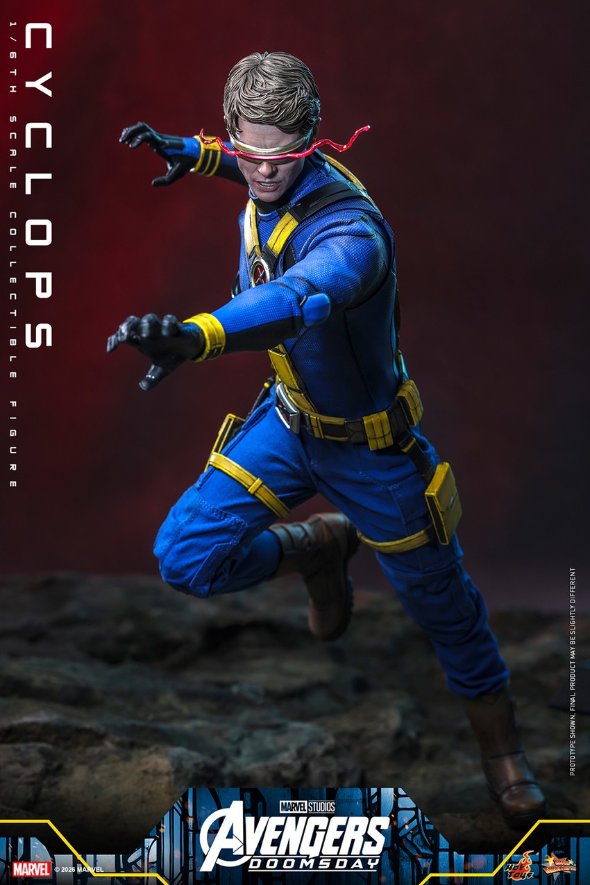 Marvel Cyclops Sixth Scale Figure - Prototype Shown View 5