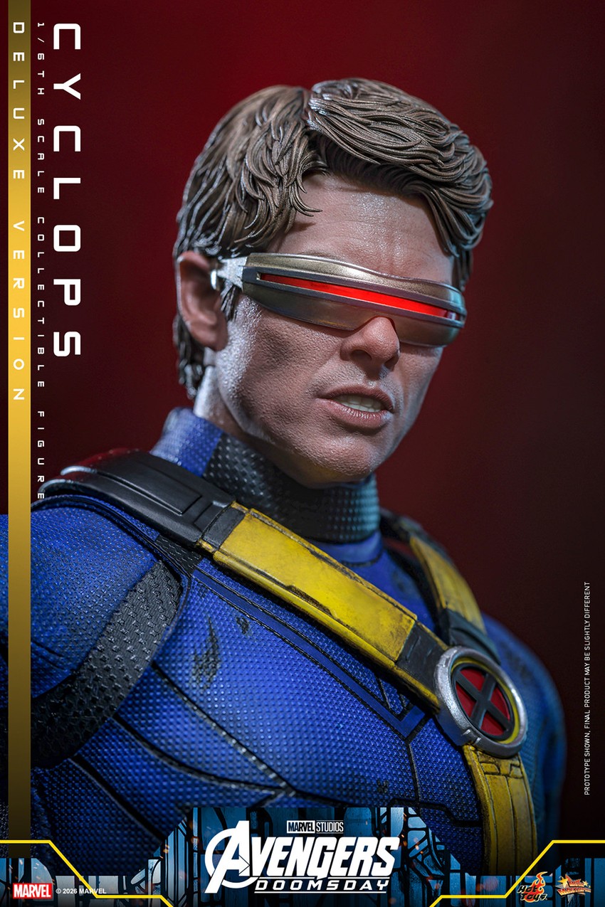 Marvel Cyclops (Deluxe Version) (Special Edition) Sixth Scale Figure - Prototype Shown View 6
