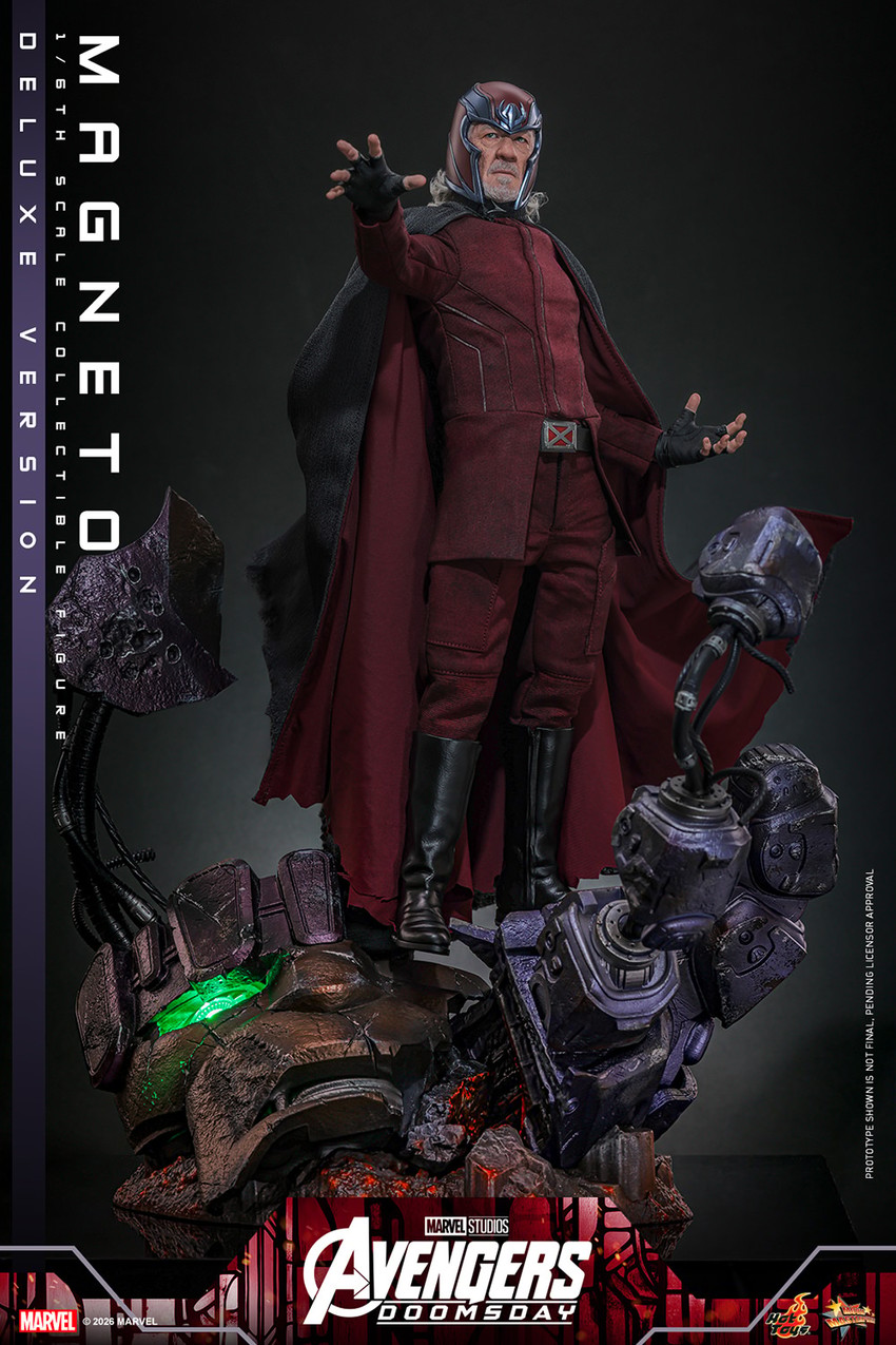 Marvel Magneto (Deluxe Version) Sixth Scale Figure - Prototype Shown View 3