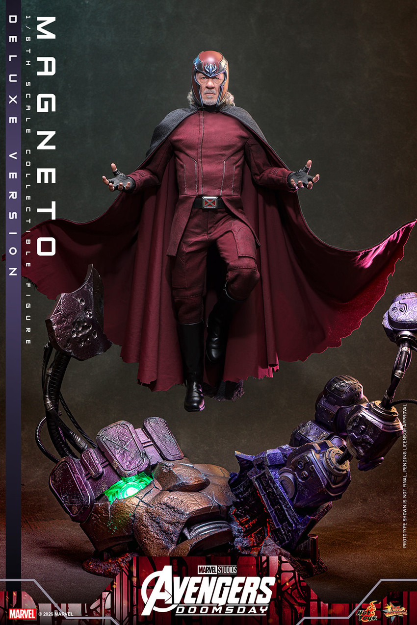 Marvel Magneto (Deluxe Version) Sixth Scale Figure - Prototype Shown View 5