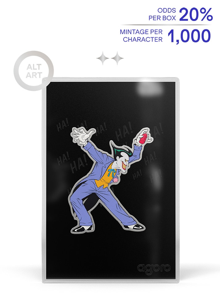DC Comics BATMAN: THE ANIMATED SERIES Joker Blind Box Silver Collectible - Prototype Shown View 6