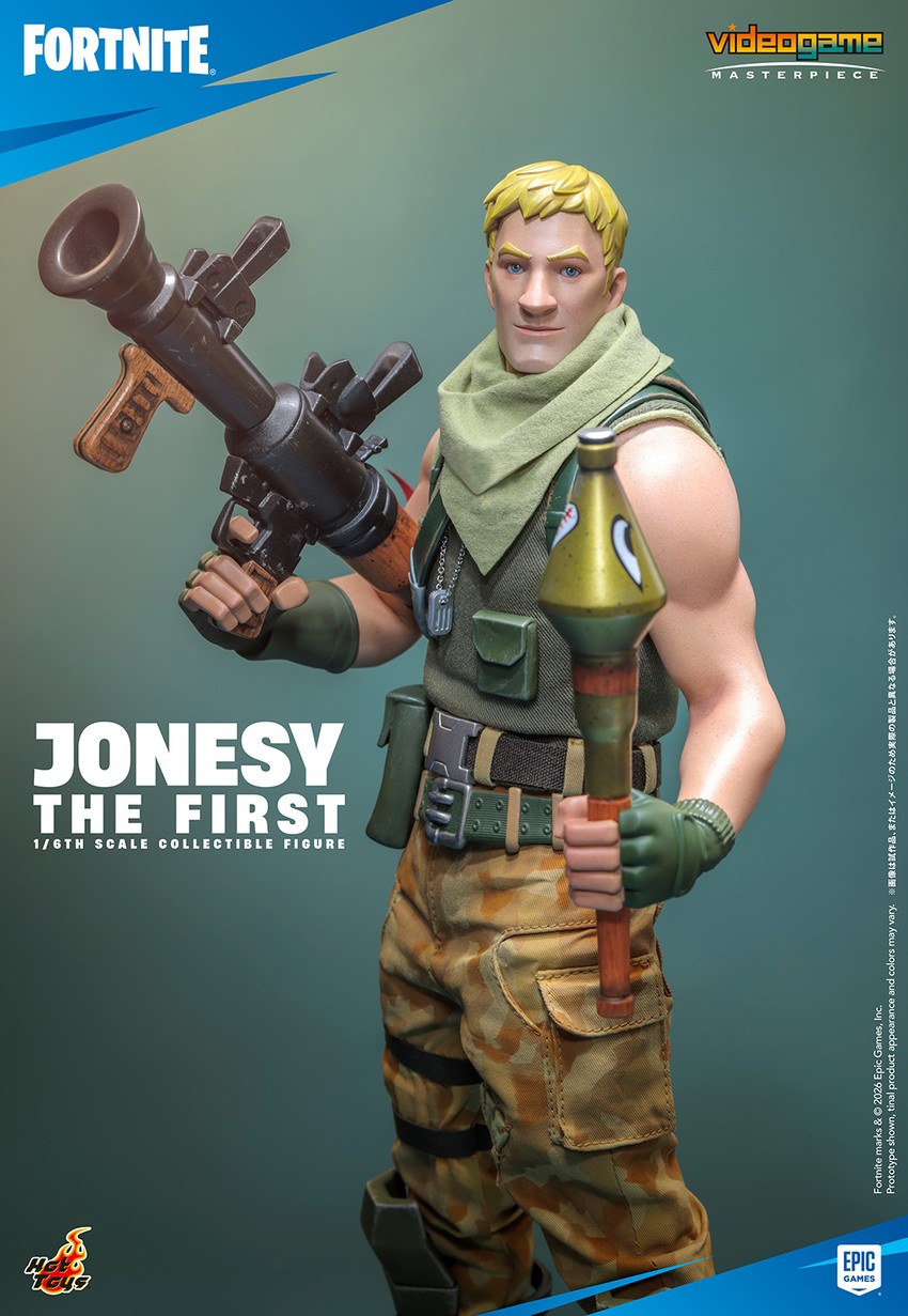 Fortnite Jonesy The First Sixth Scale Figure - Prototype Shown View 3