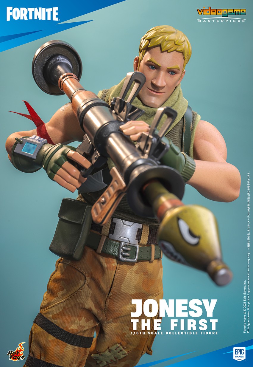 Fortnite Jonesy The First Sixth Scale Figure - Prototype Shown View 4