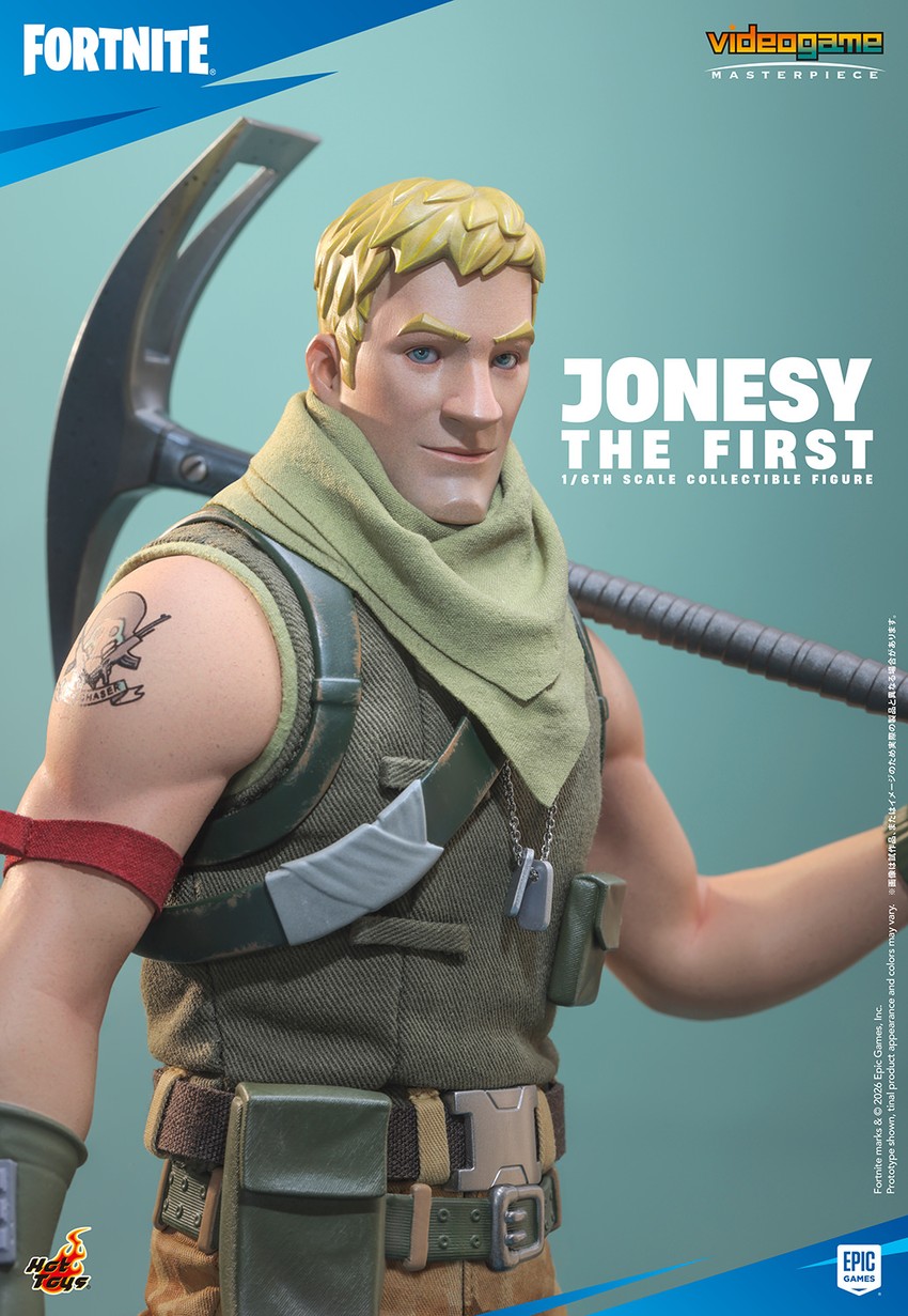 Fortnite Jonesy The First Sixth Scale Figure - Prototype Shown View 5