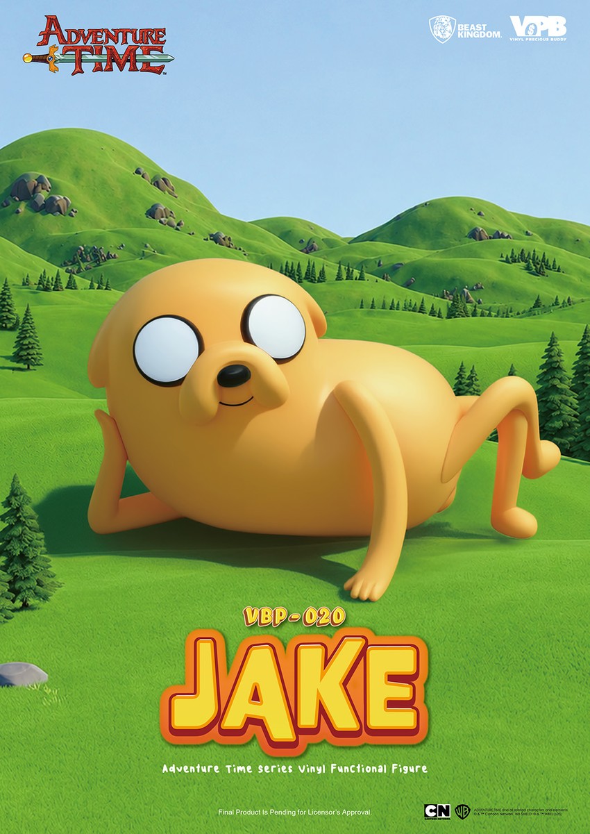 Adventure Time Jake Vinyl Piggy Bank Collectible Figure - Prototype Shown View 1